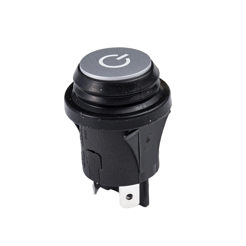 P12-4N Black and white high current type High stability button switch